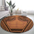 Polynesian Tattoo Inspired Cosplay Costume Round Carpet Tribal Warrior - Polynesian Pride
