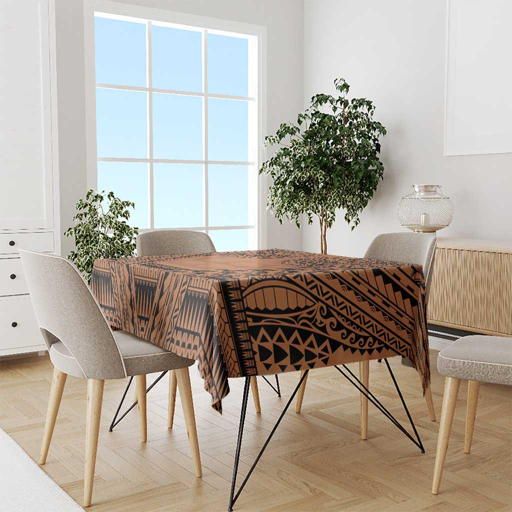 Polynesian Tattoo Inspired Cosplay Costume Tablecloth Tribal Warrior - Polynesian Pride