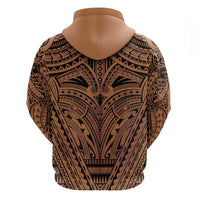 Polynesian Tattoo Inspired Cosplay Costume Zip Hoodie Tribal Warrior LT05 - Polynesian Pride