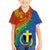 Personalized Tafea Day Family Matching Short Sleeve Bodycon Dress and Hawaiian Shirt Sand Drawing Vanuatuan Pattern LT05 Son's Shirt Blue - Polynesian Pride