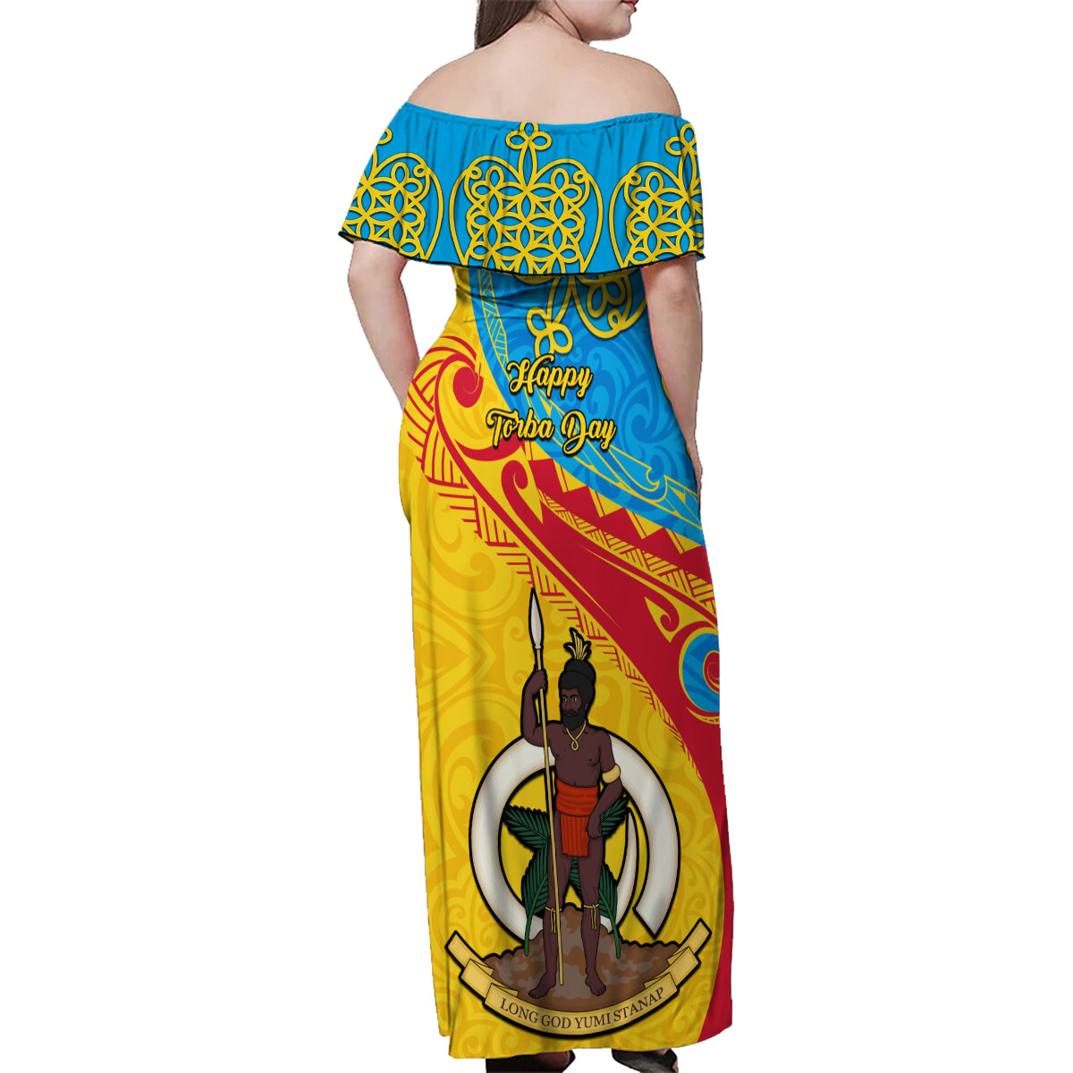 torba-day-family-matching-off-shoulder-maxi-dress-and-hawaiian-shirt-sand-drawing-vanuatuan-pattern