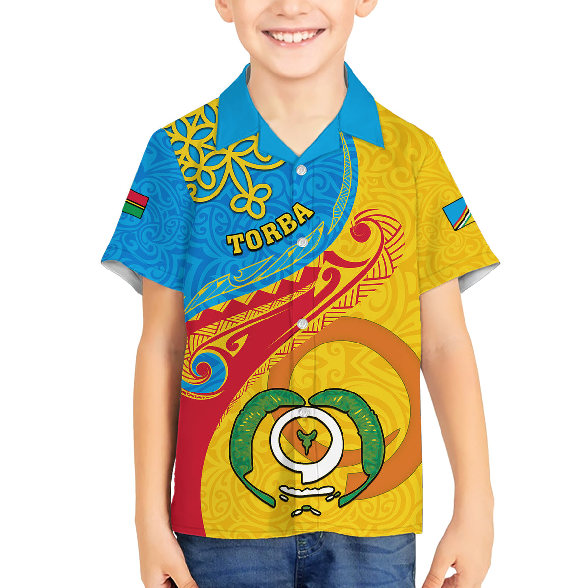 torba-day-kid-hawaiian-shirt-sand-drawing-vanuatuan-pattern