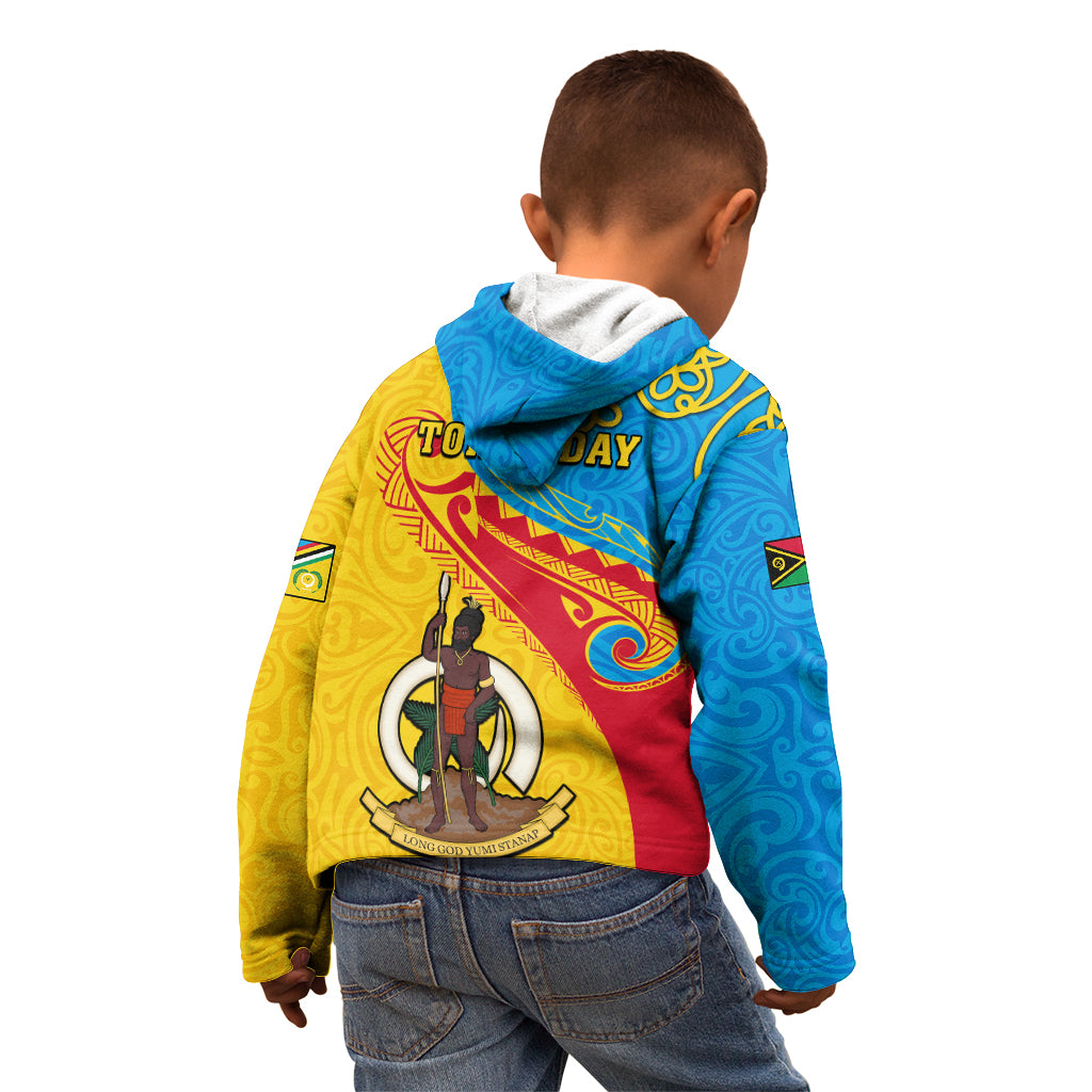 Torba Day Kid Hoodie Sand Drawing Vanuatuan Pattern LT05 - Polynesian Pride