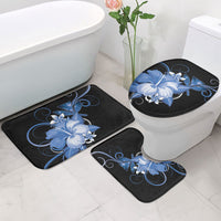 Hawaii Makahiki Kanaka Maoli Bathroom Set Blue Hibiscus Floral Vibes LT05 - Polynesian Pride