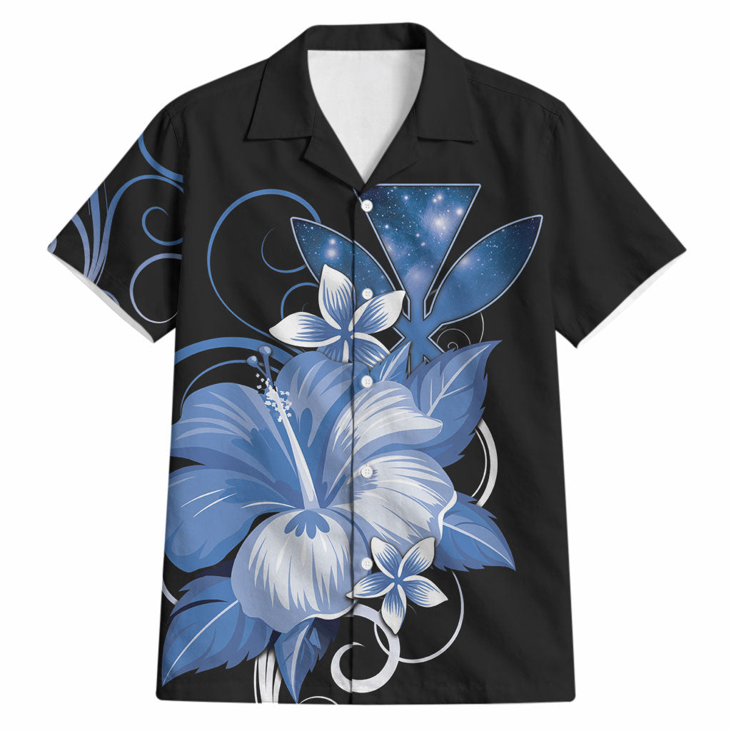 Hawaii Makahiki Kanaka Maoli Hawaiian Shirt Blue Hibiscus Floral Vibes LT05 Blue - Polynesian Pride