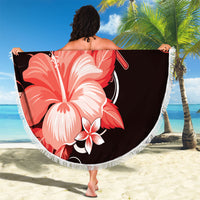 Hawaii Makahiki Kanaka Maoli Beach Blanket Red Hibiscus Floral Vibes LT05 - Polynesian Pride
