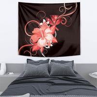 Hawaii Makahiki Kanaka Maoli Tapestry Red Hibiscus Floral Vibes LT05 - Polynesian Pride