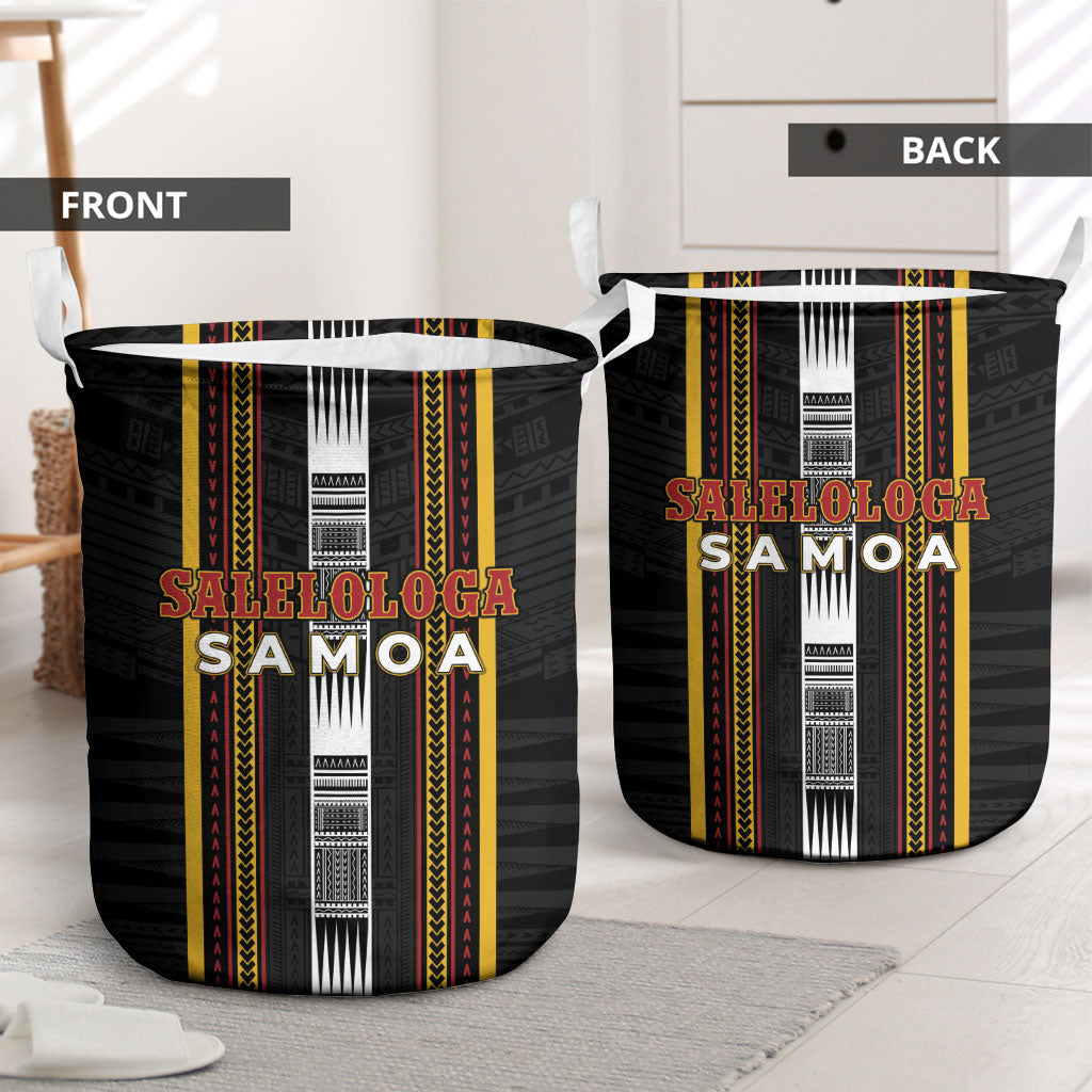 Salelologa Samoa Laundry Basket Samoan Tribal Pattern LT05 - Polynesian Pride