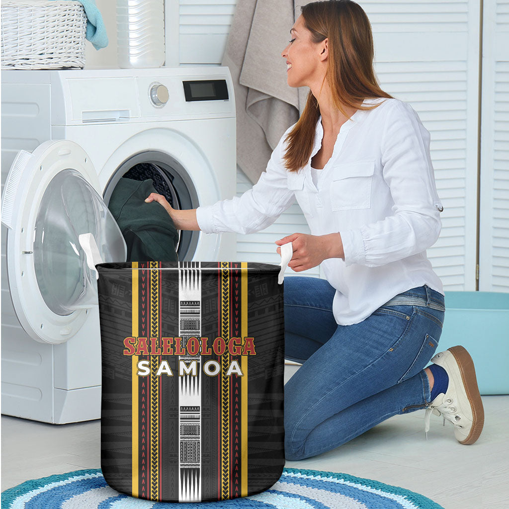 Salelologa Samoa Laundry Basket Samoan Tribal Pattern LT05 - Polynesian Pride