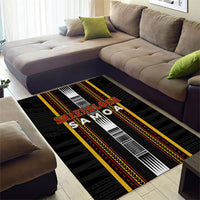 Salelologa Samoa Area Rug Samoan Tribal Pattern LT05 - Polynesian Pride