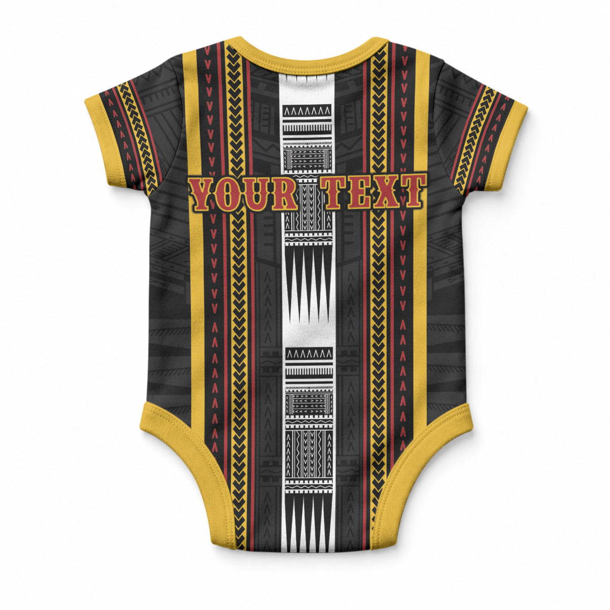 Personalised Salelologa Samoa Baby Onesie Samoan Tribal Pattern