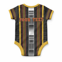 Personalised Salelologa Samoa Baby Onesie Samoan Tribal Pattern