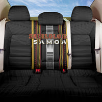 Salelologa Samoa Back Car Seat Cover Samoan Tribal Pattern LT05 One Size Black - Polynesian Pride
