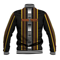 Personalised Salelologa Samoa Baseball Jacket Samoan Tribal Pattern LT05 - Polynesian Pride
