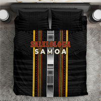 Salelologa Samoa Bedding Set Samoan Tribal Pattern LT05 Black - Polynesian Pride