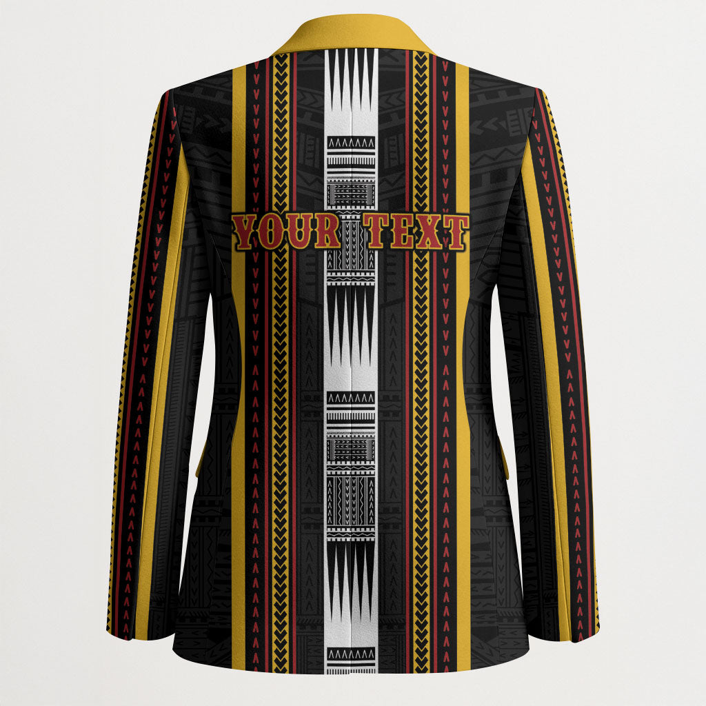 Personalised Salelologa Samoa Blazer Samoan Tribal Pattern LT05 - Polynesian Pride
