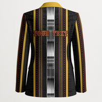 Personalised Salelologa Samoa Blazer Samoan Tribal Pattern LT05 - Polynesian Pride