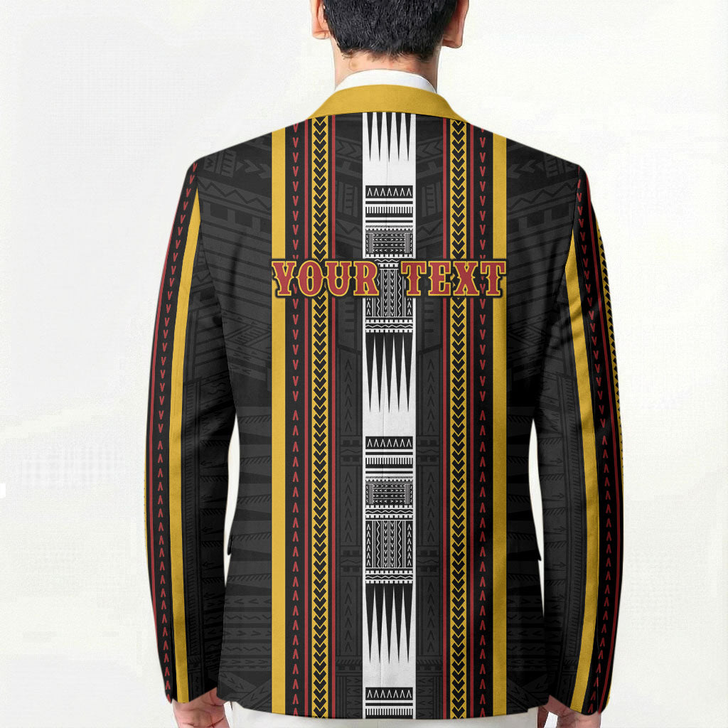 Personalised Salelologa Samoa Blazer Samoan Tribal Pattern LT05 - Polynesian Pride