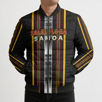Personalised Salelologa Samoa Bomber Puffer Jacket Samoan Tribal Pattern