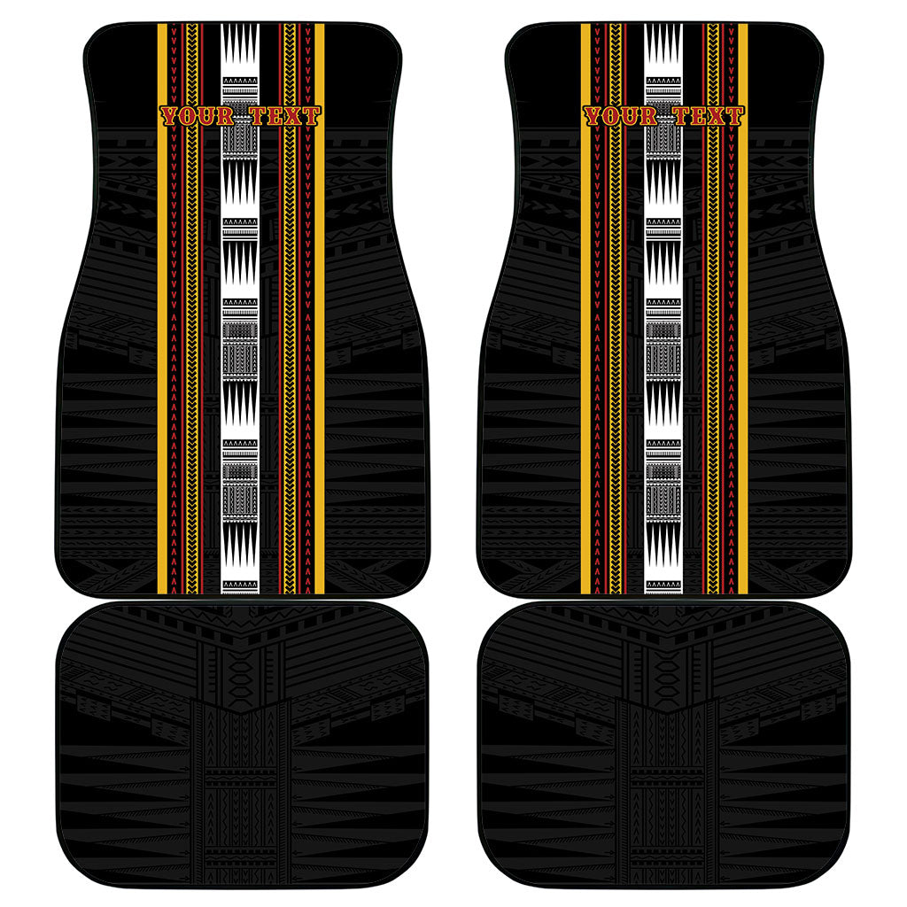 Personalised Salelologa Samoa Car Mats Samoan Tribal Pattern LT05 - Polynesian Pride