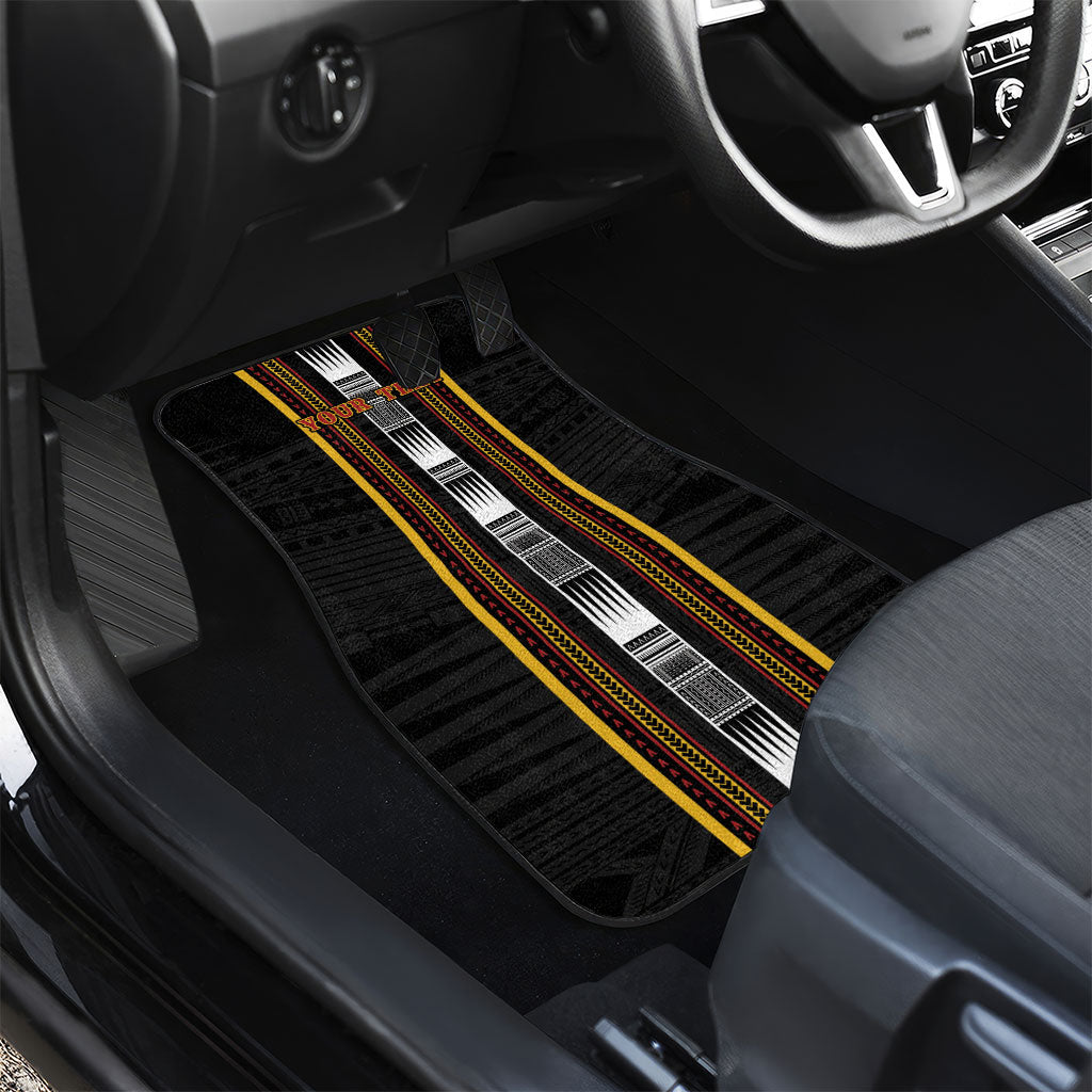 Personalised Salelologa Samoa Car Mats Samoan Tribal Pattern LT05 - Polynesian Pride