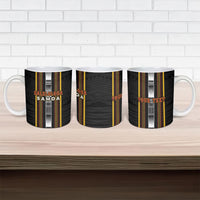 Personalised Salelologa Samoa Ceramic Mug Samoan Tribal Pattern LT05 - Polynesian Pride