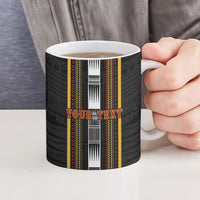 Personalised Salelologa Samoa Ceramic Mug Samoan Tribal Pattern LT05 - Polynesian Pride