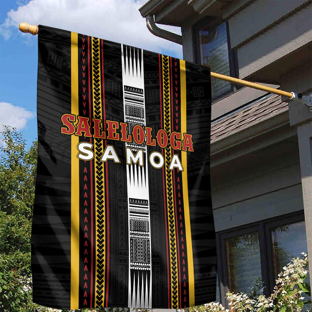 Salelologa Samoa Garden Flag Samoan Tribal Pattern LT05 - Polynesian Pride