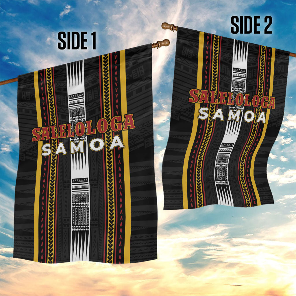 Salelologa Samoa Garden Flag Samoan Tribal Pattern LT05 - Polynesian Pride