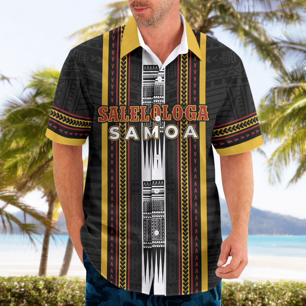 Personalised Salelologa Samoa Hawaiian Shirt Samoan Tribal Pattern LT05 - Polynesian Pride