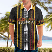 Personalised Salelologa Samoa Hawaiian Shirt Samoan Tribal Pattern LT05 - Polynesian Pride