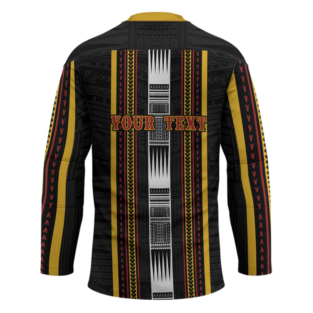 Personalised Salelologa Samoa Hockey Jersey Samoan Tribal Pattern LT05 - Polynesian Pride