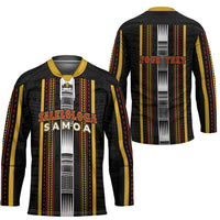 Personalised Salelologa Samoa Hockey Jersey Samoan Tribal Pattern LT05 - Polynesian Pride