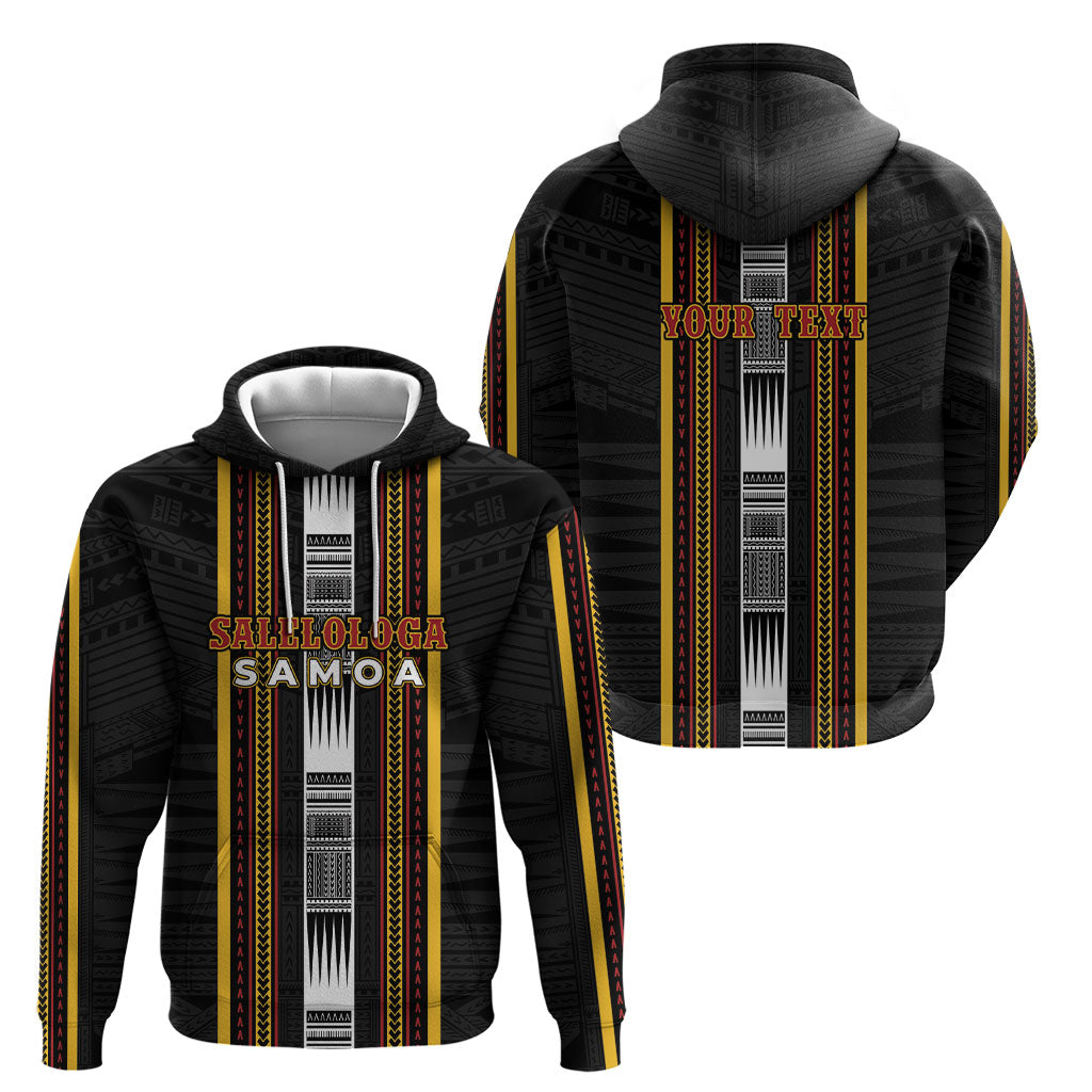 Personalised Salelologa Samoa Hoodie Samoan Tribal Pattern LT05 - Polynesian Pride