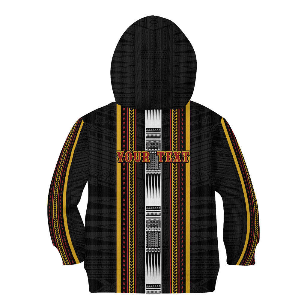 Personalised Salelologa Samoa Kid Hoodie Samoan Tribal Pattern LT05 - Polynesian Pride
