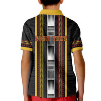 Personalised Salelologa Samoa Kid Polo Shirt Samoan Tribal Pattern LT05 - Polynesian Pride