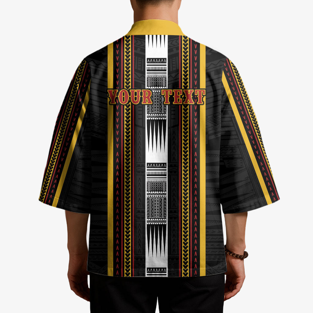 Personalised Salelologa Samoa Kimono Samoan Tribal Pattern LT05 - Polynesian Pride