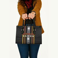 Salelologa Samoa Leather Bag Samoan Tribal Pattern