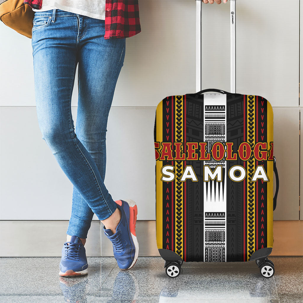 Salelologa Samoa Luggage Cover Samoan Tribal Pattern LT05 - Polynesian Pride