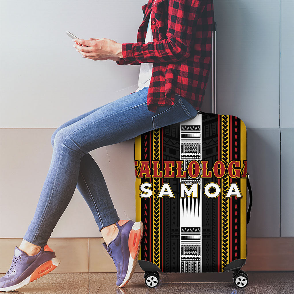 Salelologa Samoa Luggage Cover Samoan Tribal Pattern LT05 - Polynesian Pride