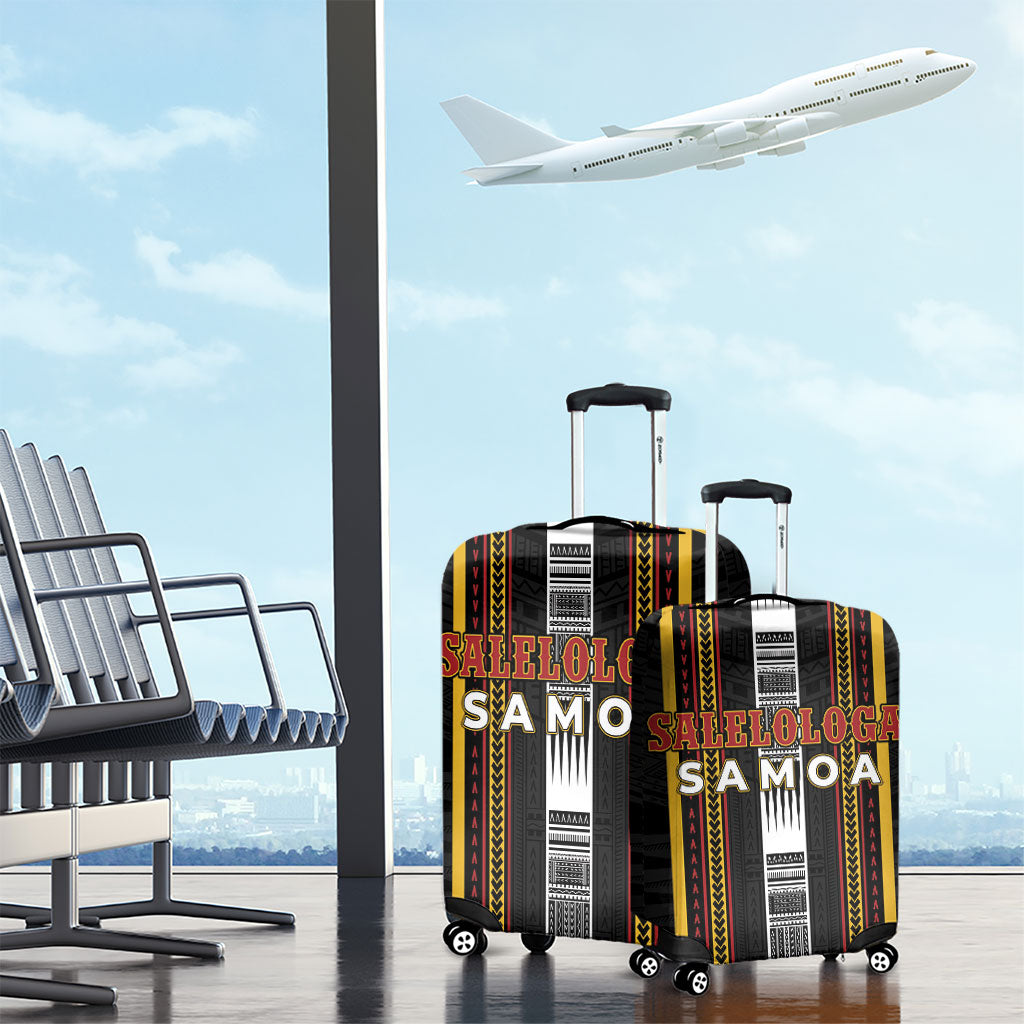 Salelologa Samoa Luggage Cover Samoan Tribal Pattern LT05 - Polynesian Pride