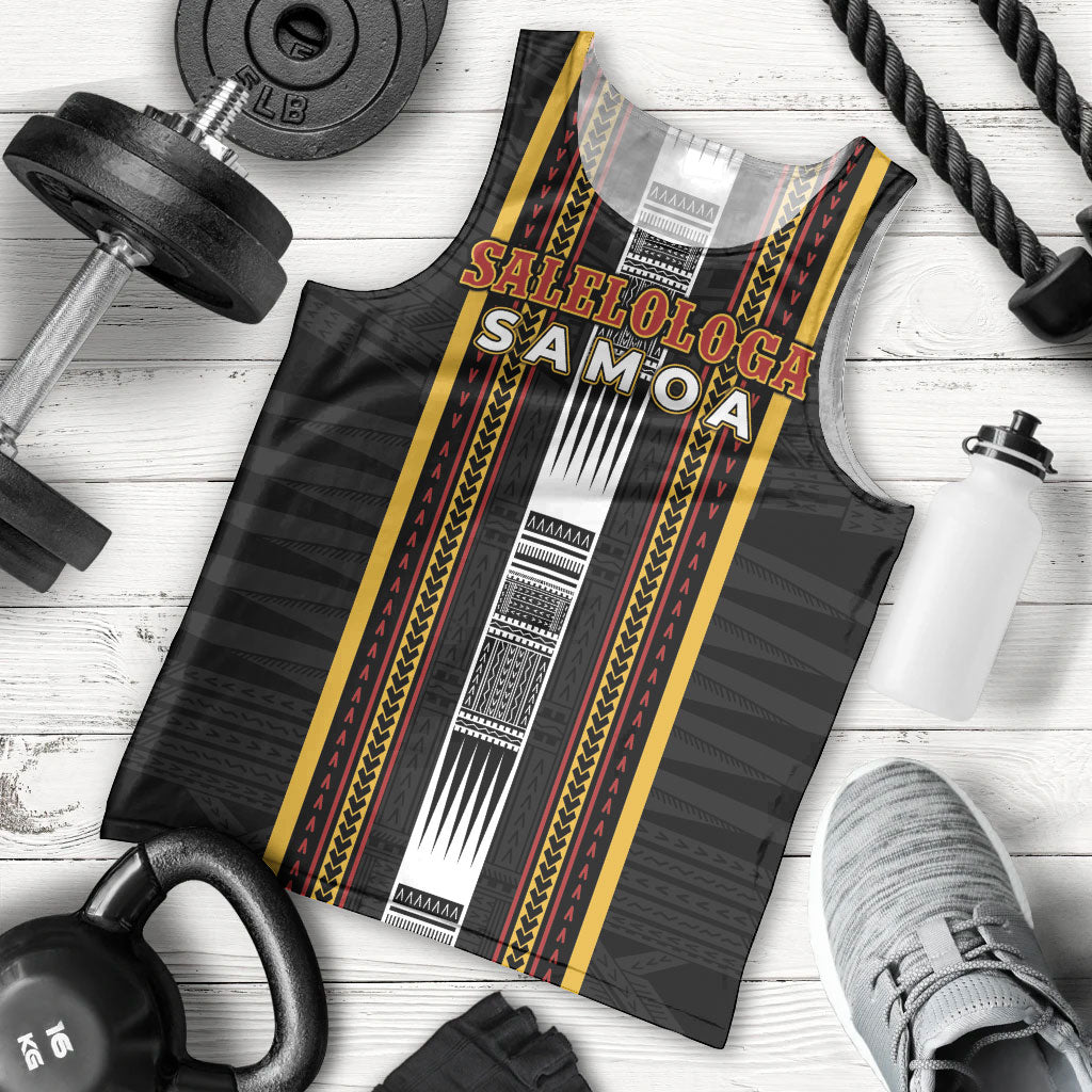 Personalised Salelologa Samoa Men Tank Top Samoan Tribal Pattern LT05 - Polynesian Pride