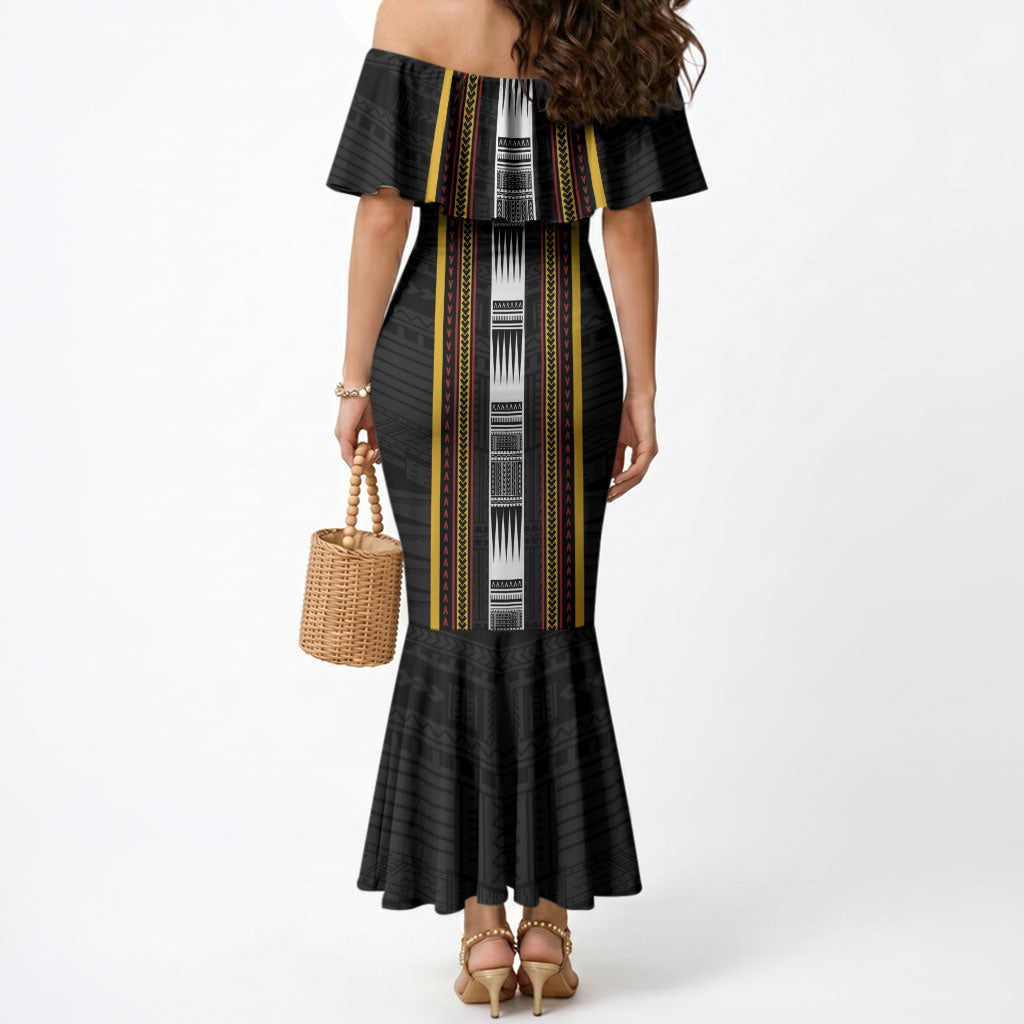 Personalised Salelologa Samoa Mermaid Dress Samoan Tribal Pattern LT05 - Polynesian Pride