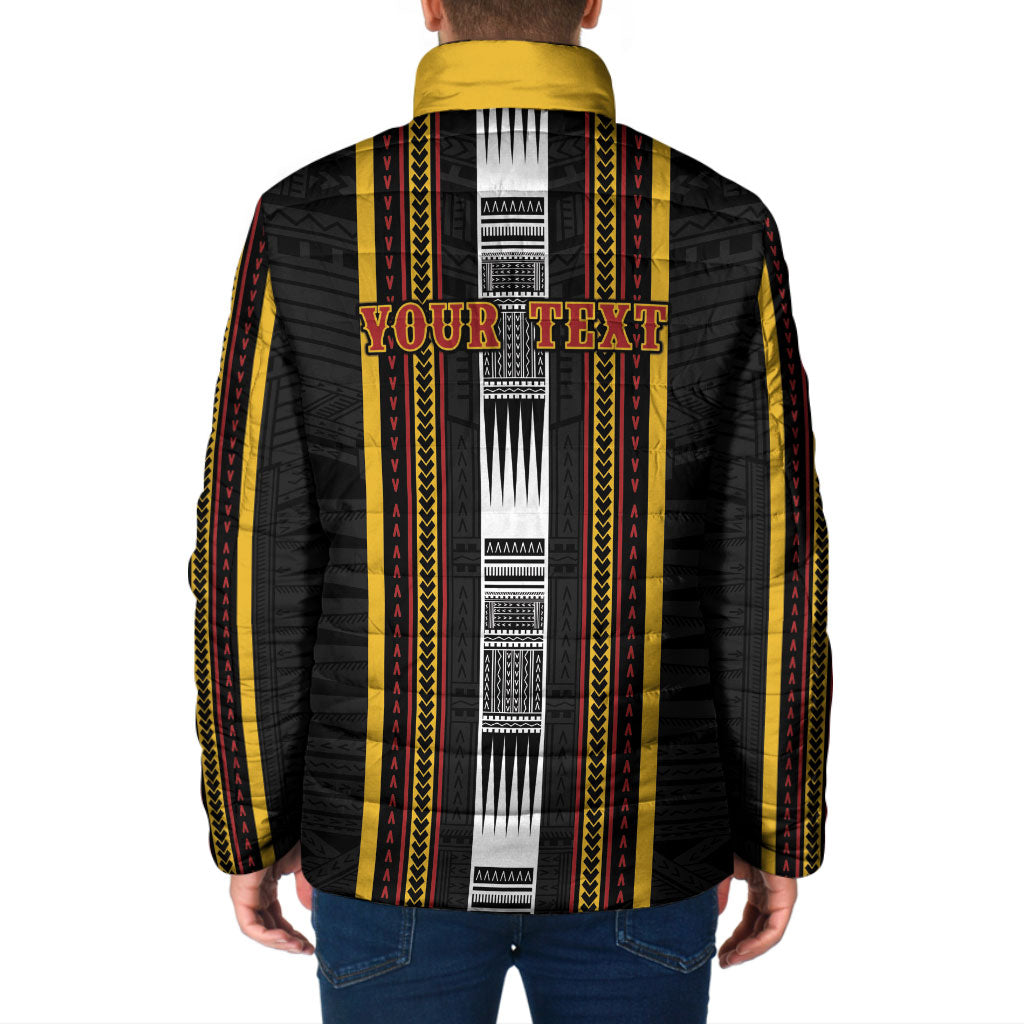 Personalised Salelologa Samoa Padded Jacket Samoan Tribal Pattern LT05 - Polynesian Pride