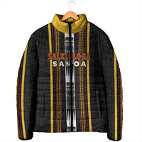 Personalised Salelologa Samoa Padded Jacket Samoan Tribal Pattern LT05 - Polynesian Pride