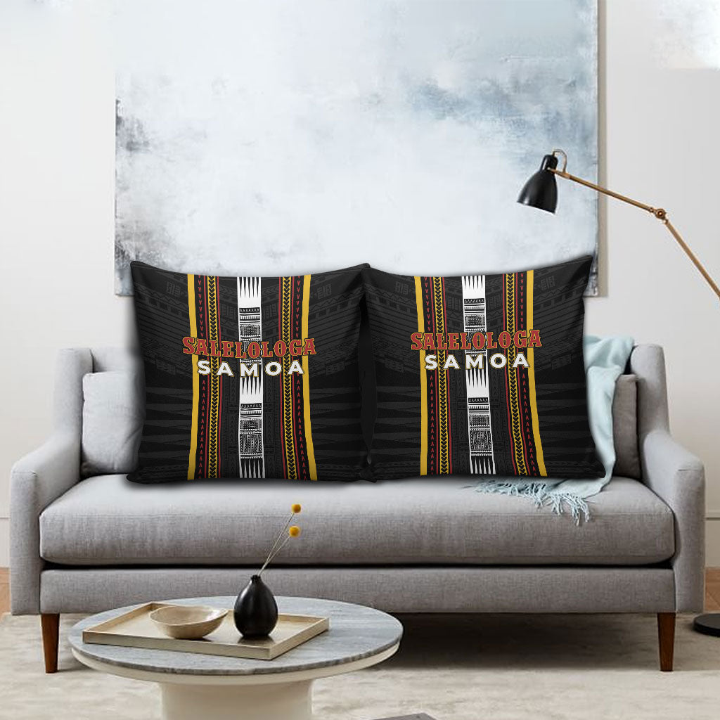 Salelologa Samoa Pillow Cover Samoan Tribal Pattern