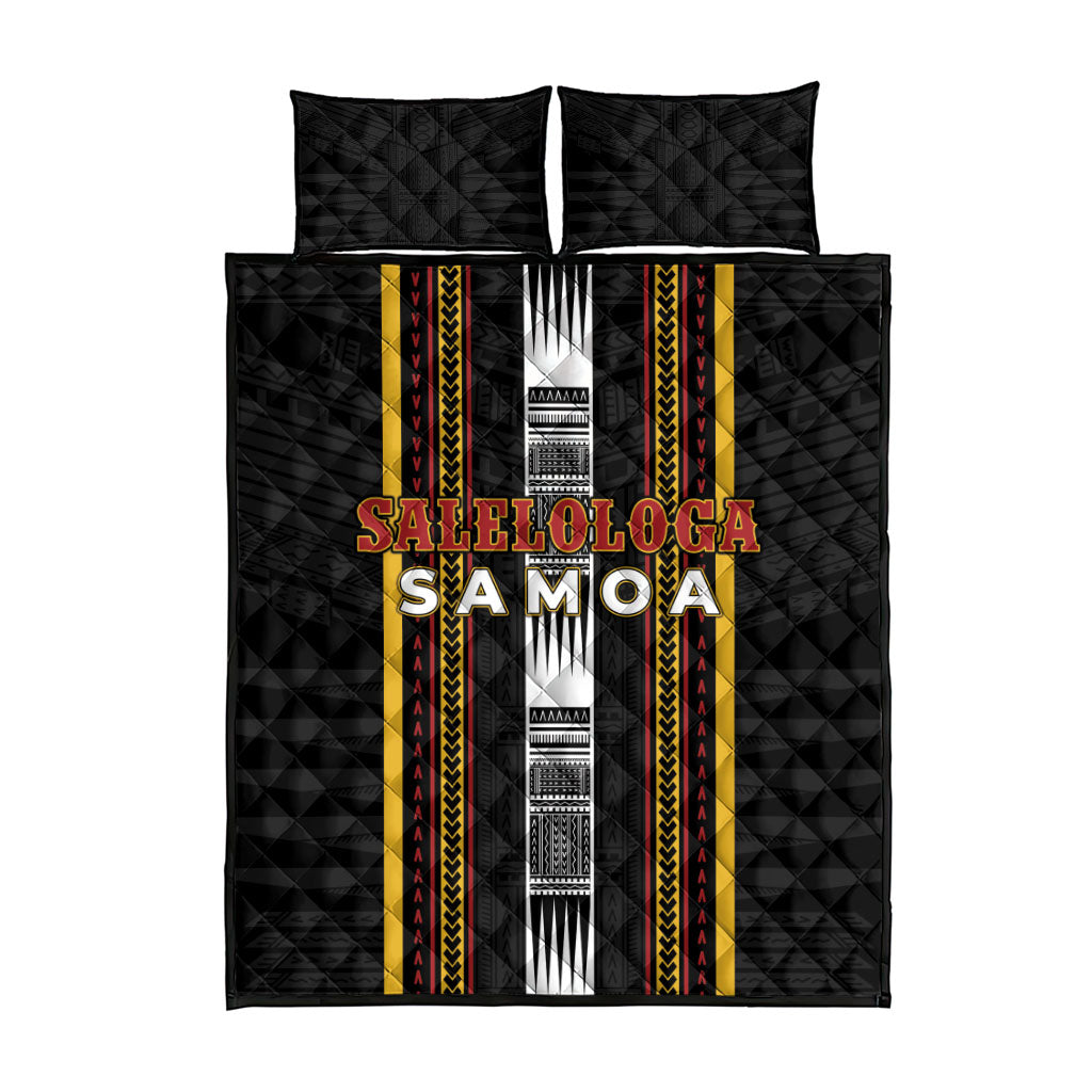 Salelologa Samoa Quilt Bed Set Samoan Tribal Pattern LT05 - Polynesian Pride