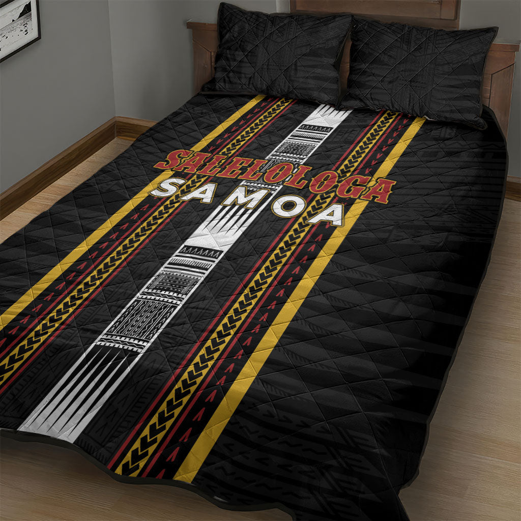 Salelologa Samoa Quilt Bed Set Samoan Tribal Pattern LT05 - Polynesian Pride