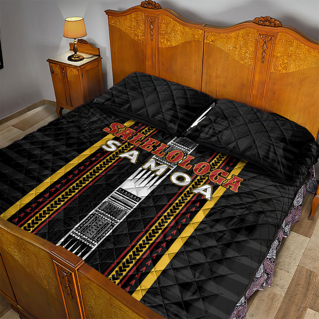 Salelologa Samoa Quilt Bed Set Samoan Tribal Pattern LT05 - Polynesian Pride