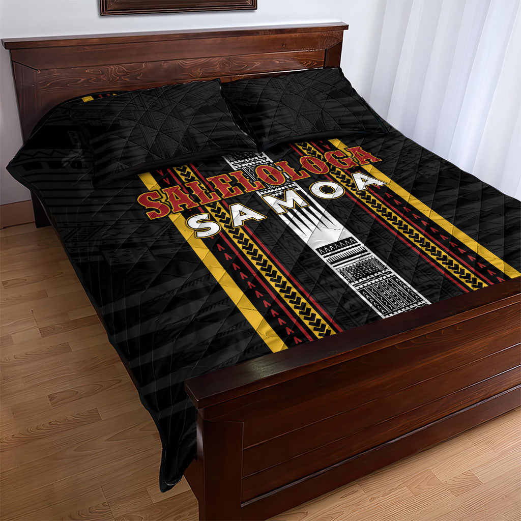 Salelologa Samoa Quilt Bed Set Samoan Tribal Pattern LT05 - Polynesian Pride